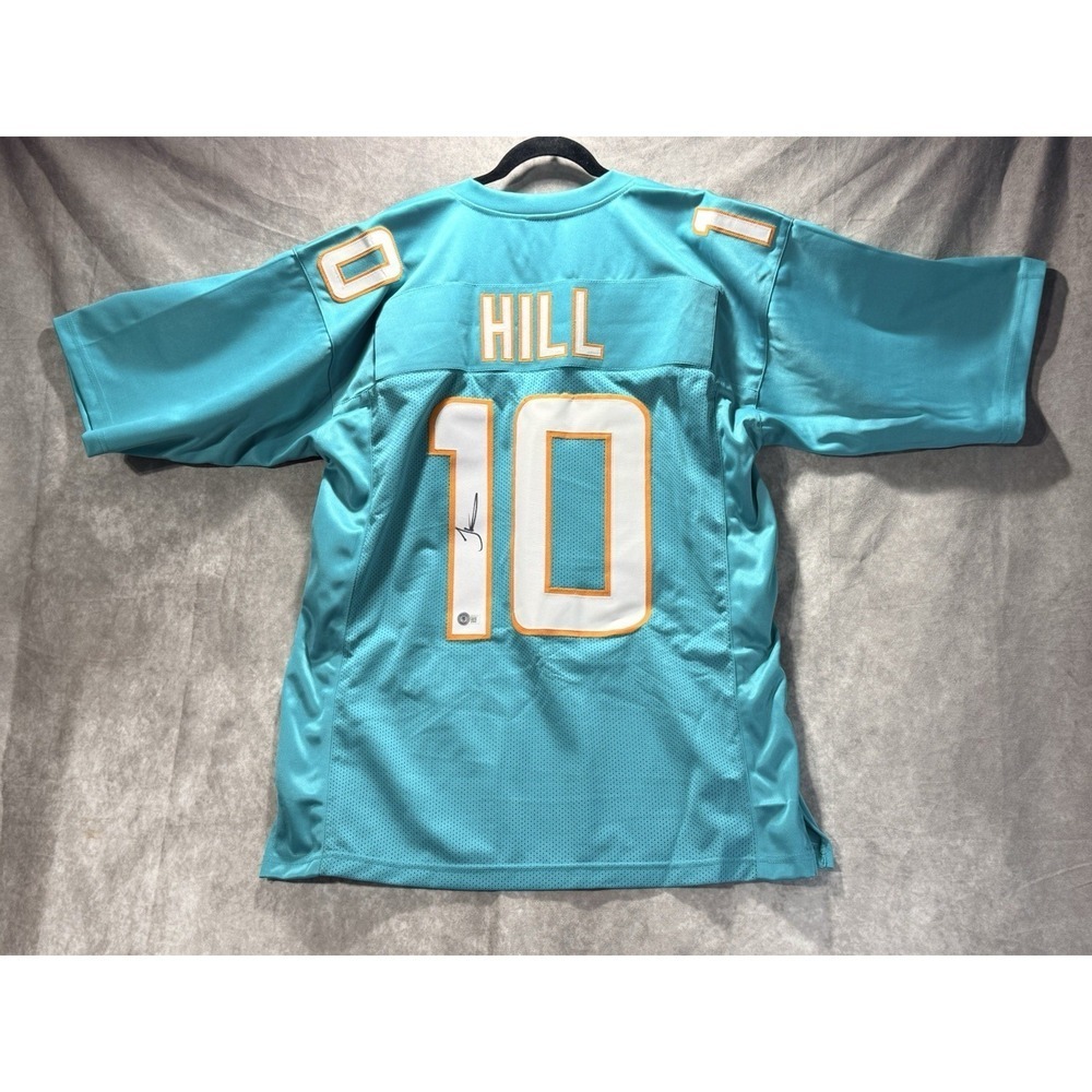 Miami Dolphins Jersey Tyreek Hill Autographed Beckett Authentication
